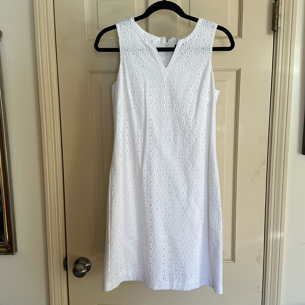 White eyelit sundress by Nine West size 2